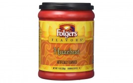 Folgers Hazelnut Artificially Flavored, Ground Coffee  Jar  326 grams